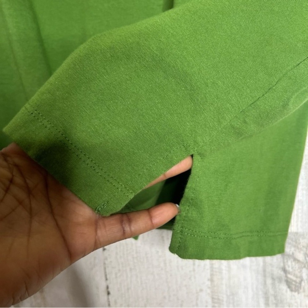 Veranesi Women's 4X Shirt Top Green‎ crochet trims and beaded tassel - Picture 11 of 13